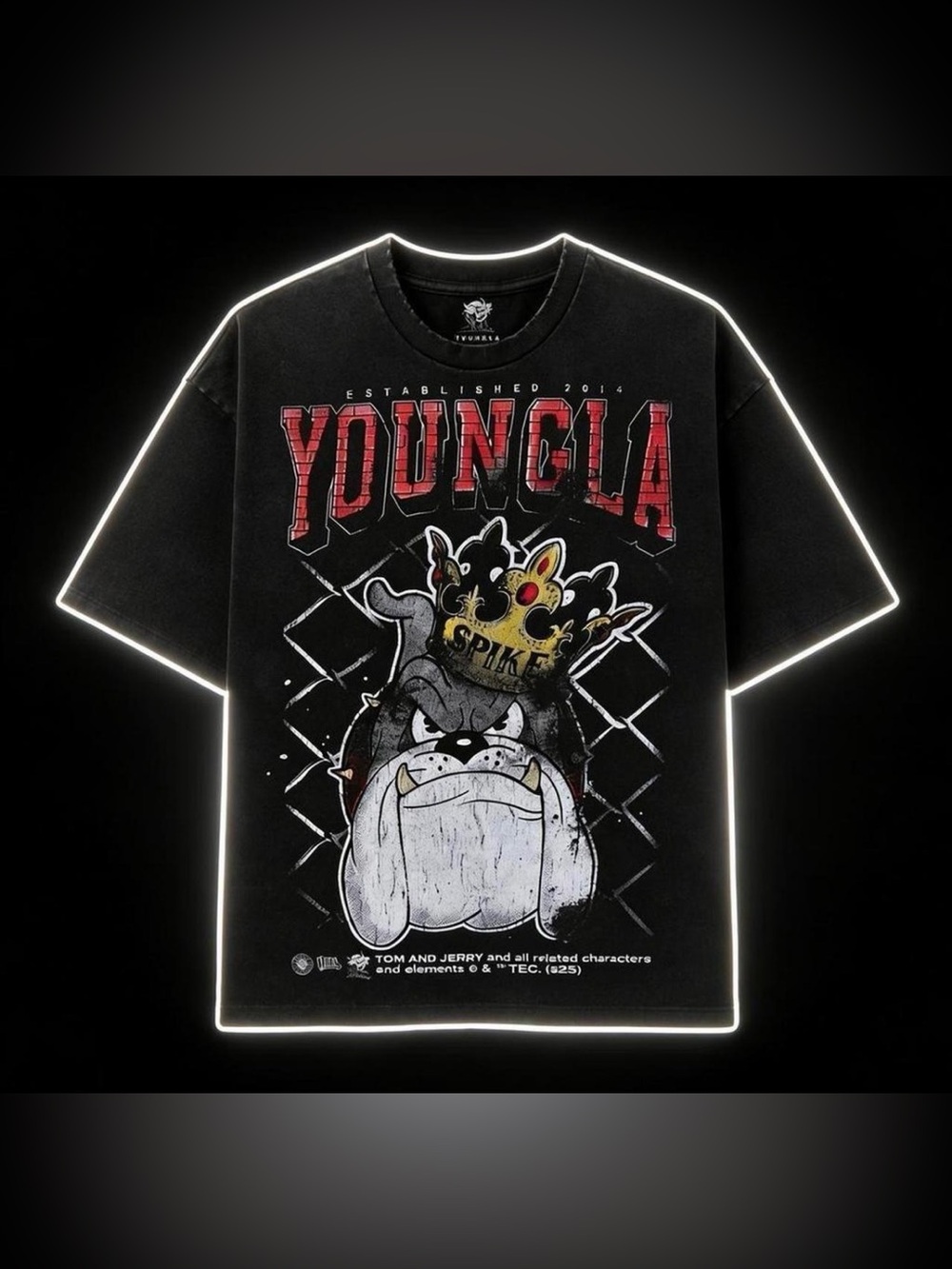 YoungLA ‘Tom and Jerry’ Spike Tee - Size M - NWT